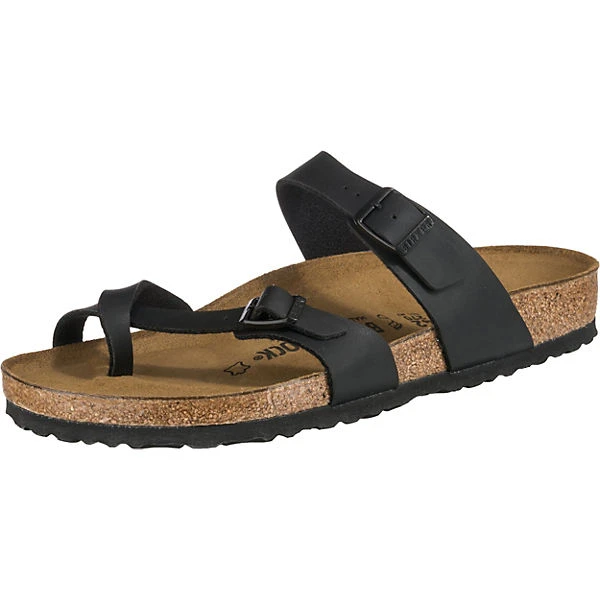 Birkenstock Mayari Birki-flor Zehentrenner Normal - Schwarz 3 Birkenstock Mayari Birki-flor Zehentrenner Normal - Schwarz