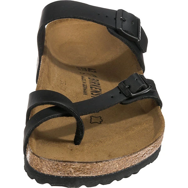Birkenstock Mayari Birki-flor Zehentrenner Normal - Schwarz 5 Birkenstock Mayari Birki-flor Zehentrenner Normal - Schwarz – Bild 3