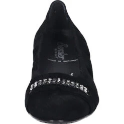 Damen-Ballerina Klassische Ballerinas - Schwarz 10 Damen-Ballerina Klassische Ballerinas - Schwarz -Weiche Schuhe 10578379 03