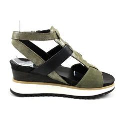 MJUS Sandalen/Sandaletten - Grün -Weiche Schuhe 11044003 04