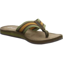 Clarks Zehentrenner LACONO POST Zehentrenner - Grün -Weiche Schuhe 11541821 04