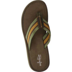 Clarks Zehentrenner LACONO POST Zehentrenner - Grün -Weiche Schuhe 11541821 05