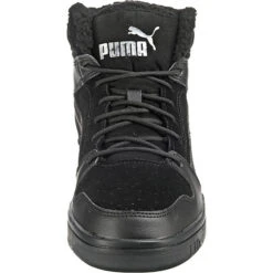 Puma Rebound Layup Sd Fur Sneakers Low - Schwarz -Weiche Schuhe 11628078 04