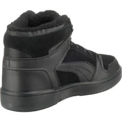 Puma Rebound Layup Sd Fur Sneakers Low - Schwarz -Weiche Schuhe 11628078 05