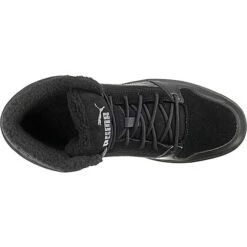 Puma Rebound Layup Sd Fur Sneakers Low - Schwarz -Weiche Schuhe 11628078 06