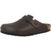 Birkenstock Boston Naturleder Schmal Clogs Unisex Erwachsene Clogs - Braun -Weiche Schuhe 12158888 01