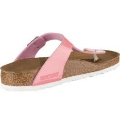 Birkenstock Gizeh Bf Lack Strawberry Ice Synthetik Zehentrenner - Rosa -Weiche Schuhe 12212871 05