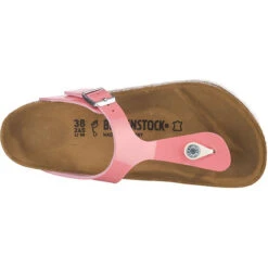 Birkenstock Gizeh Bf Lack Strawberry Ice Synthetik Zehentrenner - Rosa -Weiche Schuhe 12212871 06