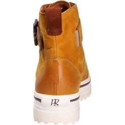 Paul Green Damen Sportiver Schnürschuh/Sneaker Sneakers Low - Gelb -Weiche Schuhe 12266095 07