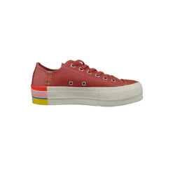 Converse Chucks Plateau Pink 564995C Chuck Taylor All Star Rainbow - OX Coastal Pink Light Redwood Sneakers Low - Pink -Weiche Schuhe 12766189 04
