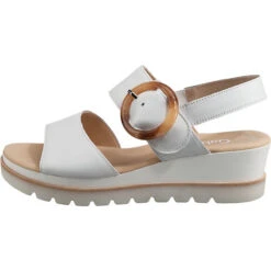 Gabor Keilsandaletten - Weiß -Weiche Schuhe 12923440 03