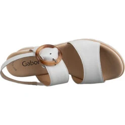 Gabor Keilsandaletten - Weiß -Weiche Schuhe 12923440 06