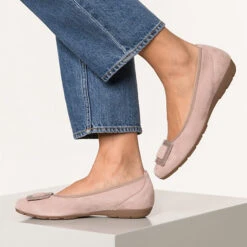 Gabor Klassische Ballerinas - Rosa 10 Gabor Klassische Ballerinas - Rosa -Weiche Schuhe 12923852 02