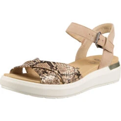 Ara Ibiza Riemchensandalen - Beige-kombi