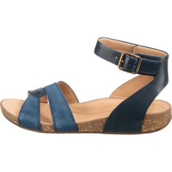 Clarks Un Perri Loop Komfort-Sandalen - Dunkelblau -Weiche Schuhe 13087424 03