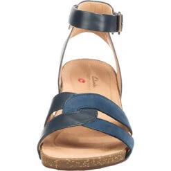 Clarks Un Perri Loop Komfort-Sandalen - Dunkelblau -Weiche Schuhe 13087424 04