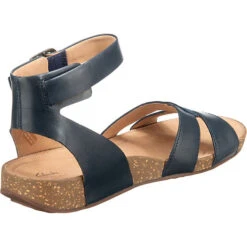 Clarks Un Perri Loop Komfort-Sandalen - Dunkelblau -Weiche Schuhe 13087424 05