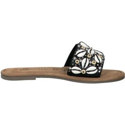 Tamaris Pantoletten - Schwarz-kombi -Weiche Schuhe 13276955 04