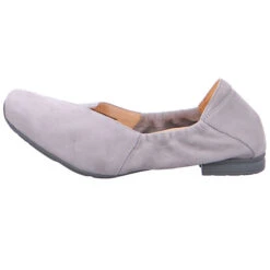 Think! Damen Think Klassische Ballerinas - Grau -Weiche Schuhe 13289936 02