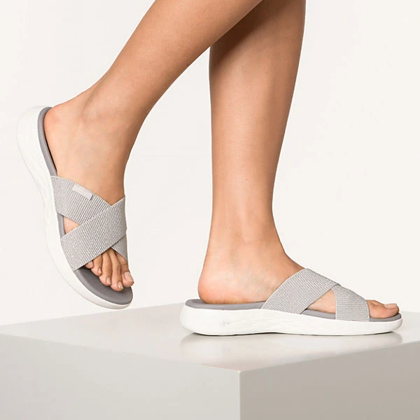 Skechers On-the-go 600 Glistening Komfort-Pantoletten 4 Skechers On-the-go 600 Glistening Komfort-Pantoletten – Bild 2