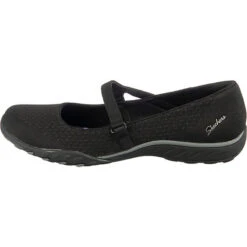 Skechers Riemchenballerinas - Schwarz 11 Skechers Riemchenballerinas - Schwarz -Weiche Schuhe 13329939 03