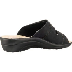 Fly Flot Pantoletten - Schwarz -Weiche Schuhe 13344454 05