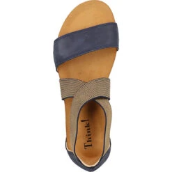 Think! Sandalen Riemchensandaletten - Blau -Weiche Schuhe 13824949 06