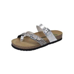 Pantoletten Zehentrenner - Silber