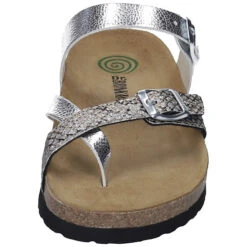 Pantoletten Zehentrenner - Silber -Weiche Schuhe 13841324 03