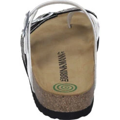 Pantoletten Zehentrenner - Silber -Weiche Schuhe 13841324 05