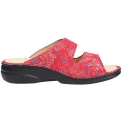Finn Comfort Damen Comfort Pantolette Komfort-Pantoletten - Rot -Weiche Schuhe 14107257 05