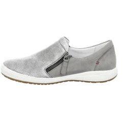 Josef Seibel Damen Slipper Caren 22 | Grau Caren 22, Grau Komfort-Slipper - Grau-kombi -Weiche Schuhe 14153093 02