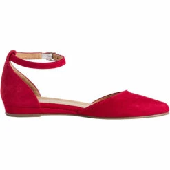 Tamaris Ballerina Spangenballerinas - Rot -Weiche Schuhe 14422840 02