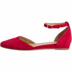 Tamaris Ballerina Spangenballerinas - Rot -Weiche Schuhe 14422840 04