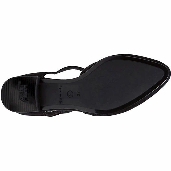 Tamaris Sandale Spangenballerinas - Schwarz 4 Tamaris Sandale Spangenballerinas - Schwarz – Bild 2