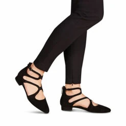 Tamaris Sandale Spangenballerinas - Schwarz 10 Tamaris Sandale Spangenballerinas - Schwarz -Weiche Schuhe 14423932 03