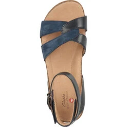Clarks Sandalen Schaftsandaletten - Blau 14 Clarks Sandalen Schaftsandaletten - Blau -Weiche Schuhe 14641269 06