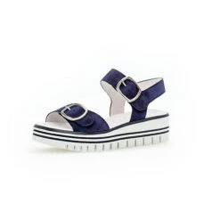 Gabor Plateau Sandale Plateau-Sandaletten - Blau