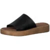 Tamaris Clogs & Pantoletten Pantoletten - Schwarz 2 Tamaris Clogs & Pantoletten Pantoletten - Schwarz -Weiche Schuhe 14922376 01