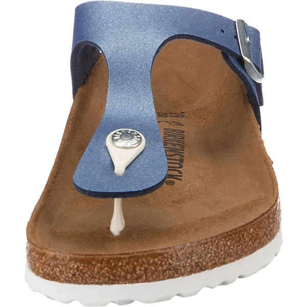 Birkenstock Gizeh Icy Metallic Komfort-Pantoletten Weit - Blau 6 Birkenstock Gizeh Icy Metallic Komfort-Pantoletten Weit - Blau – Bild 4