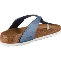 Birkenstock Gizeh Icy Metallic Komfort-Pantoletten Weit - Blau 13 Birkenstock Gizeh Icy Metallic Komfort-Pantoletten Weit - Blau -Weiche Schuhe 15007717 05