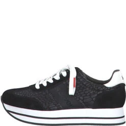 S.Oliver Wedge-Sneakers - Schwarz -Weiche Schuhe 15595608 02