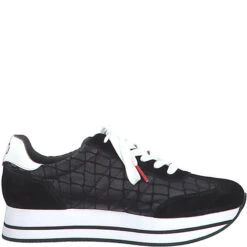 S.Oliver Wedge-Sneakers - Schwarz -Weiche Schuhe 15595608 03