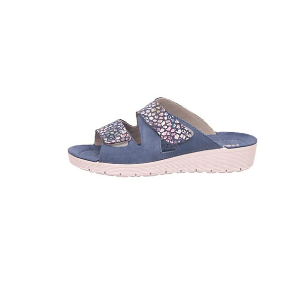 Rohde Roma Komfort-Pantoletten - Blau 4 Rohde Roma Komfort-Pantoletten - Blau – Bild 2