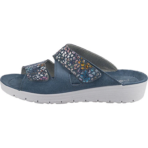 Rohde Roma Komfort-Pantoletten - Blau 5 Rohde Roma Komfort-Pantoletten - Blau – Bild 3