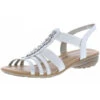 Sandal R3660-90 Remonte Klassische Sandaletten - Weiß-kombi -Weiche Schuhe 16051644 01