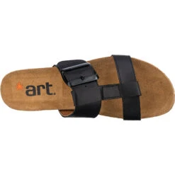 *art Creta Komfort-Pantoletten - Schwarz 14 *art Creta Komfort-Pantoletten - Schwarz -Weiche Schuhe 17212248 06