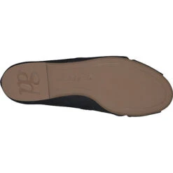 Paul Green Peeptoe-Ballerinas - Schwarz -Weiche Schuhe 17216639 05