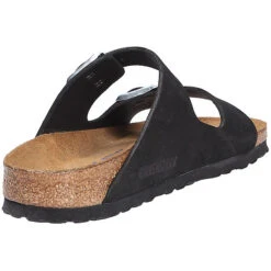 Birkenstock Damen Tieffußbett Pantolette Birkenstock Tieffußbett Pantolette Birkenstock Tieffußbett Pantolette Komfort-Pantoletten - Schwarz -Weiche Schuhe 17449028 04