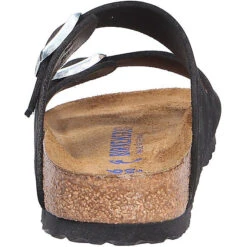 Birkenstock Damen Tieffußbett Pantolette Birkenstock Tieffußbett Pantolette Birkenstock Tieffußbett Pantolette Komfort-Pantoletten - Schwarz -Weiche Schuhe 17449028 07